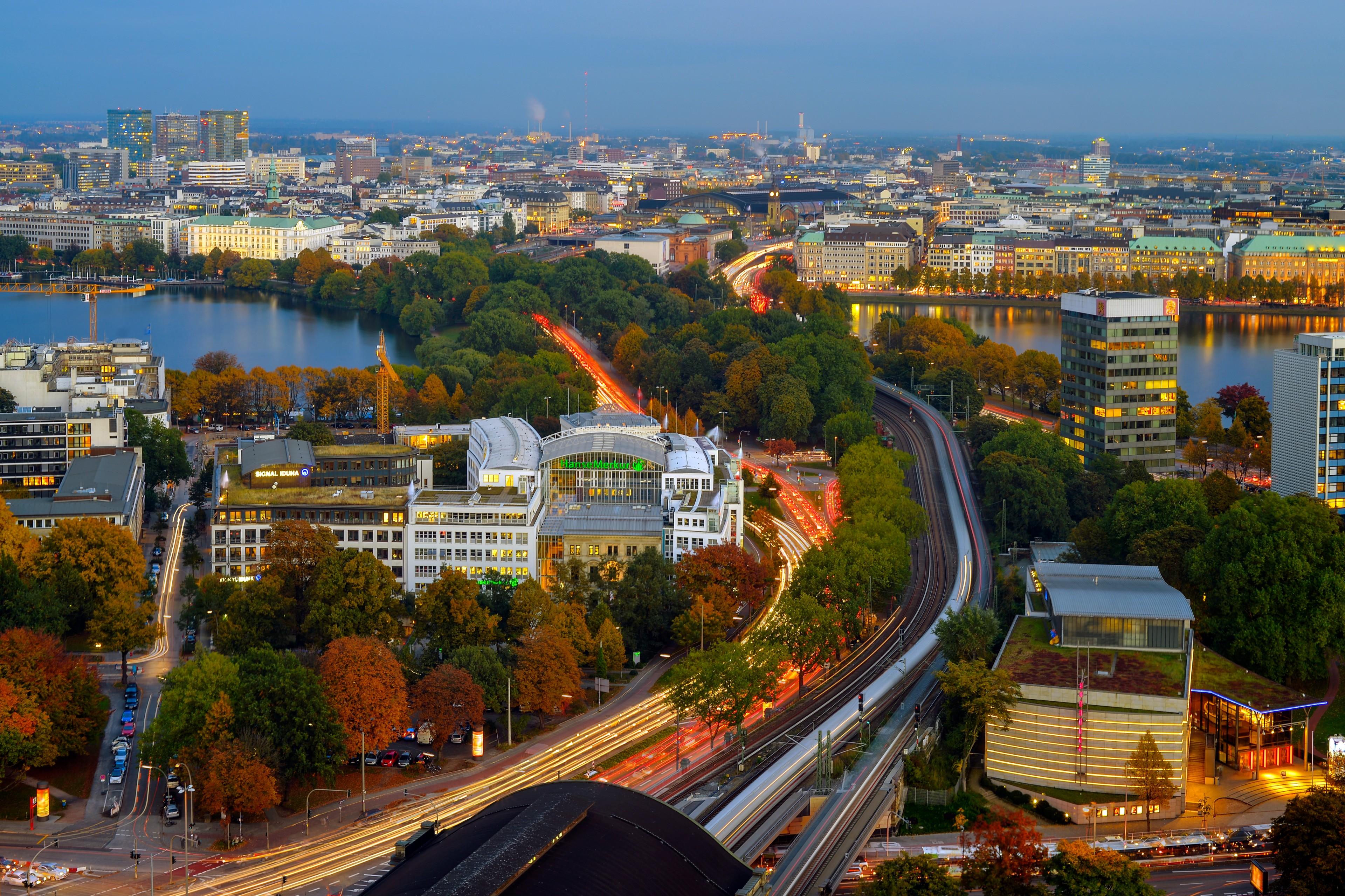 Radisson Blu Hotel, Хамбург Екстериор снимка